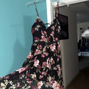 Flower print jumper